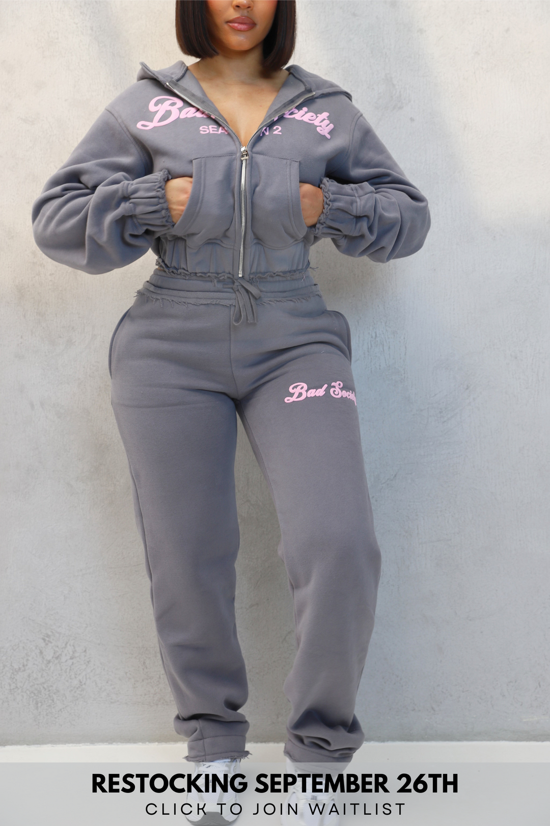 Season 2 Joggers - Candy Grey